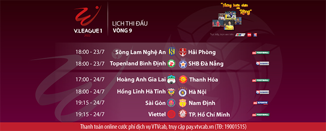 Vòng 9 Vleague 1: Vị trí số một sẽ lại thay đổi ? - 1