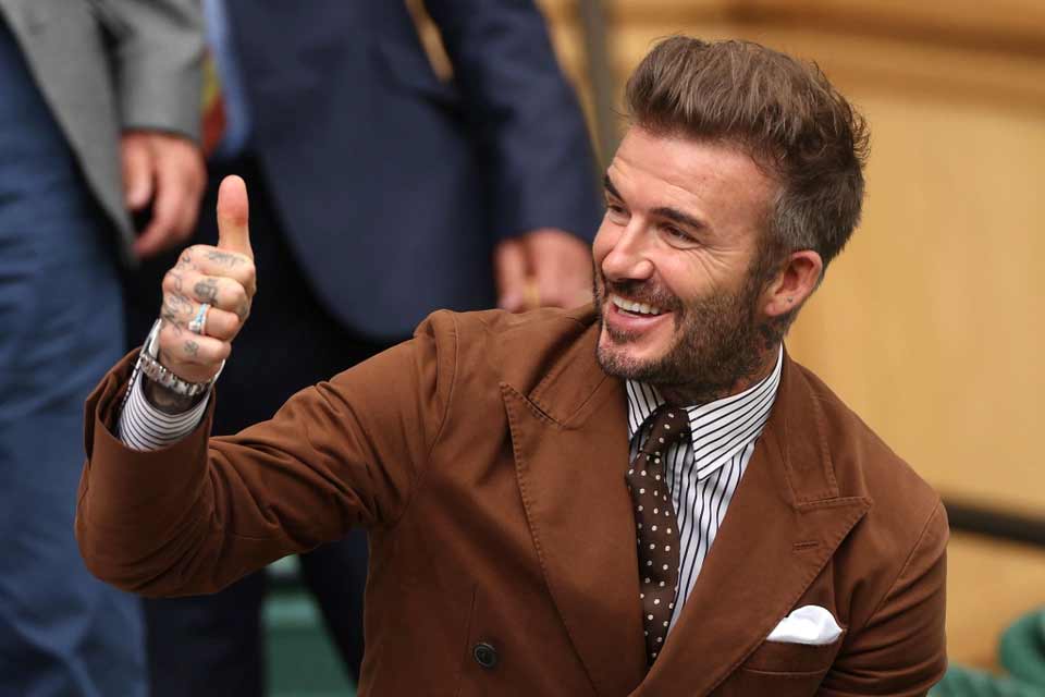 David Beckham phong độ ở tuổi 47.