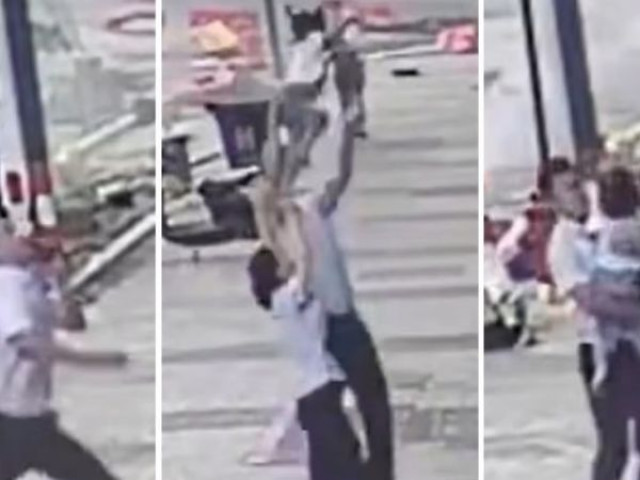 Bạn trẻ - Cuộc sống - "Người hùng" đỡ bé gái rơi từ tầng 5 tại Trung Quốc