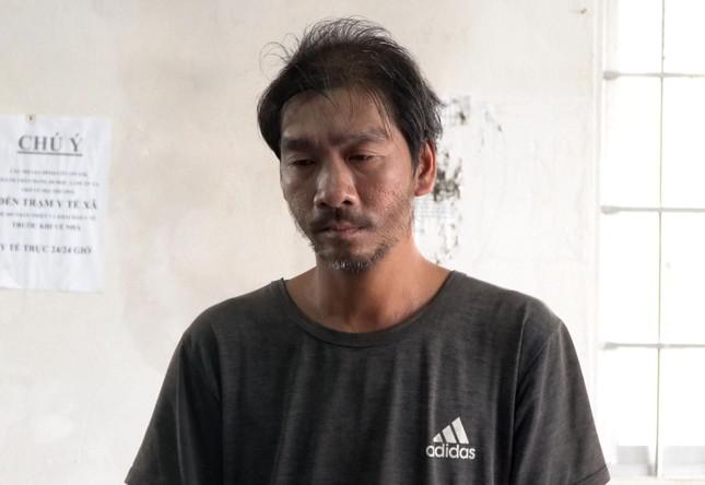 Lương Văn Luận tại cơ quan công an.