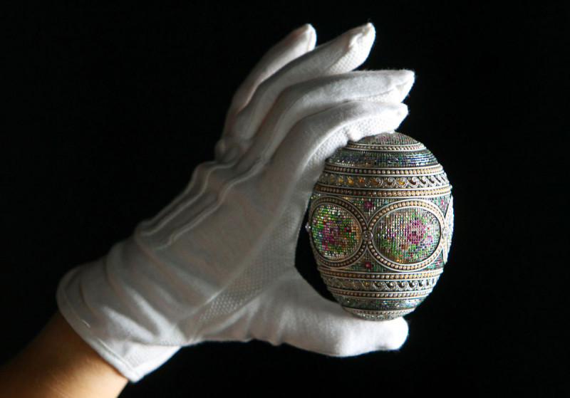 Một quả trứng Faberge do hãng Faberge chế tác (ảnh: Guardian)