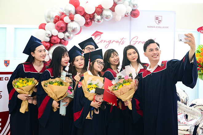 Sinh viên Nova College được đảm bảo 100% cơ hội việc làm tại NovaGroup.