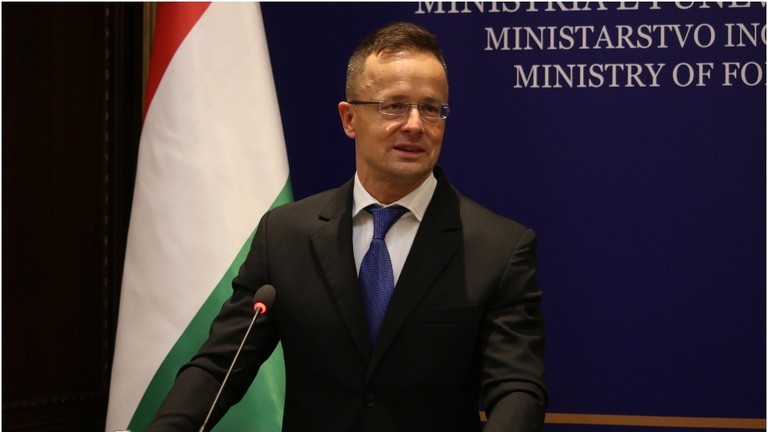 Ngoại trưởng Hungary&nbsp;Peter Szijjarto.
