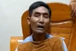 Pháp luật - Nghi phạm giết vợ bị bắt khi đói lả, công an lập tức cho ăn uống để lại sức