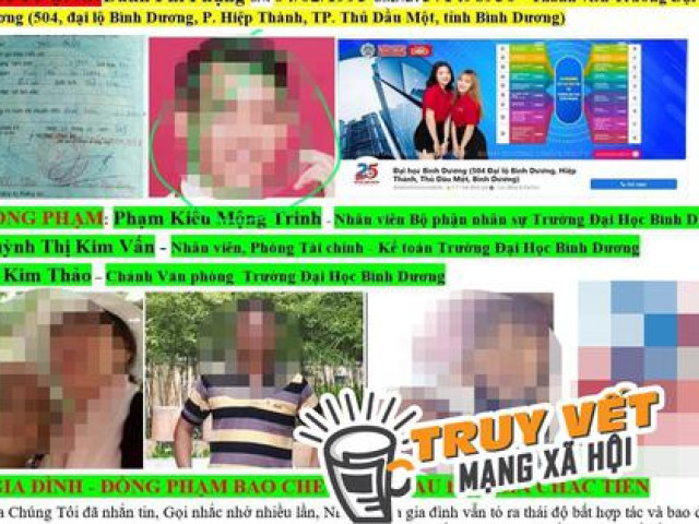 Tin tức trong ngày - Thực hư nhiều giáo viên một trường đại học ở Bình Dương bị "bêu riếu" trên mạng xã hội
