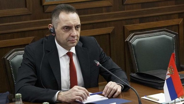 Bộ trưởng Nội vụ Serbia - Aleksandar Vulin. Ảnh: RT