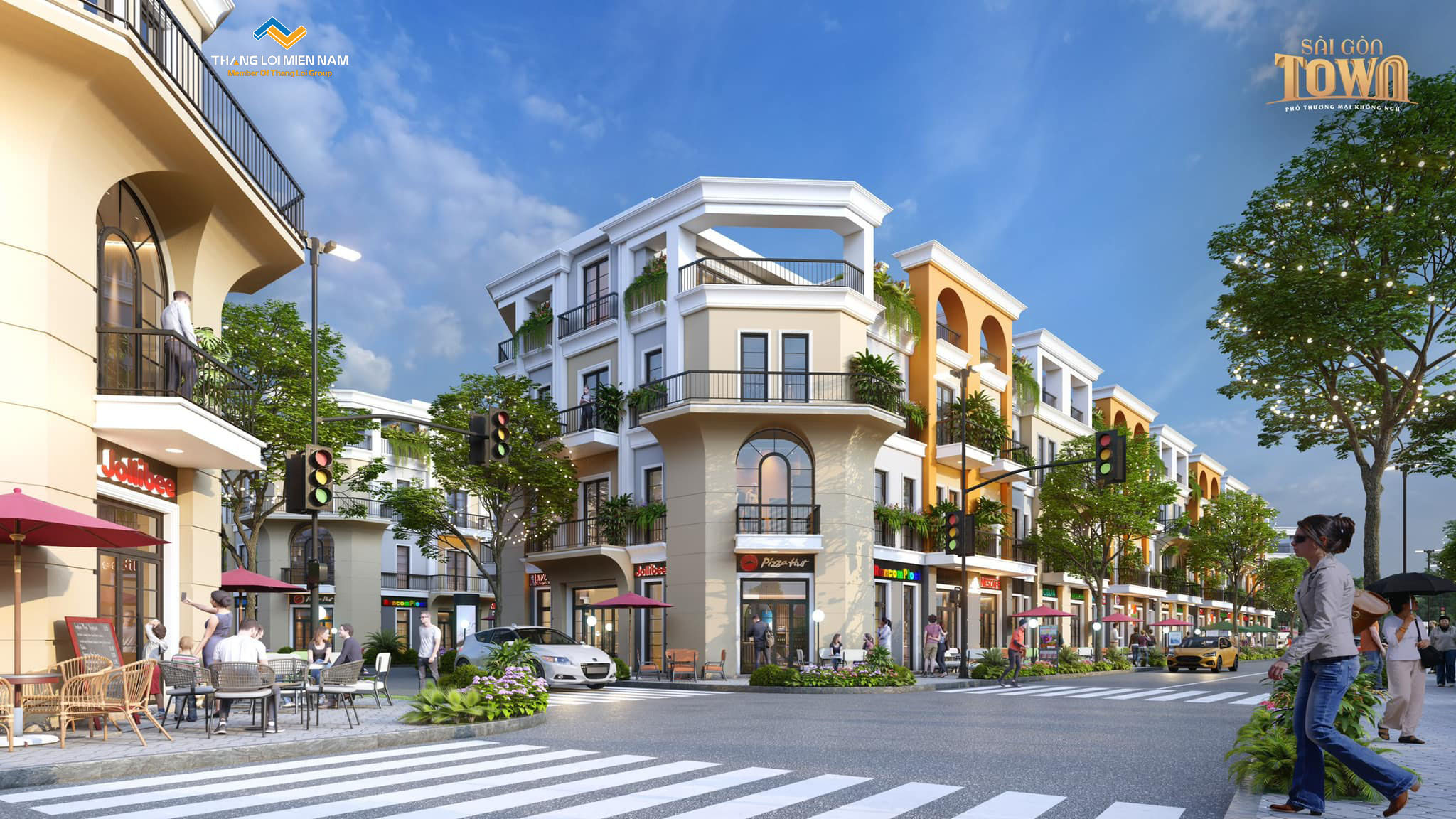 Hình ảnh phối cảnh Sài Gòn Town