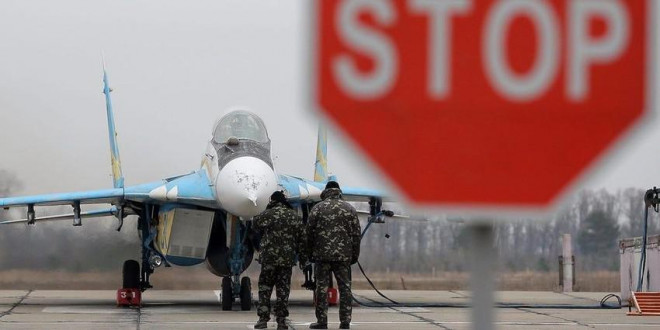 Tiêm kích MiG-29 của Không quân Ukraine tại một căn cứ quân sự ở Ukraine năm 2016. Ảnh: Danil Shamkin/NurPhoto/ Getty Images