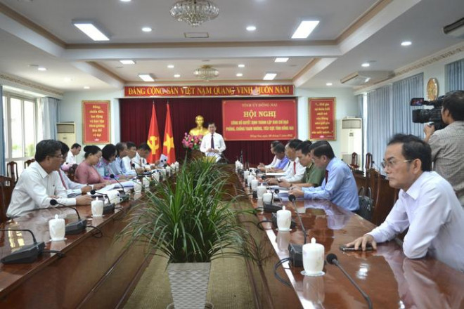 Ông Nguyễn Hồng Lĩnh, Bí thư Tỉnh ủy Đồng Nai, làm Trưởng Ban Chỉ đạo phòng chống tham nhũng, tiêu cực tỉnh