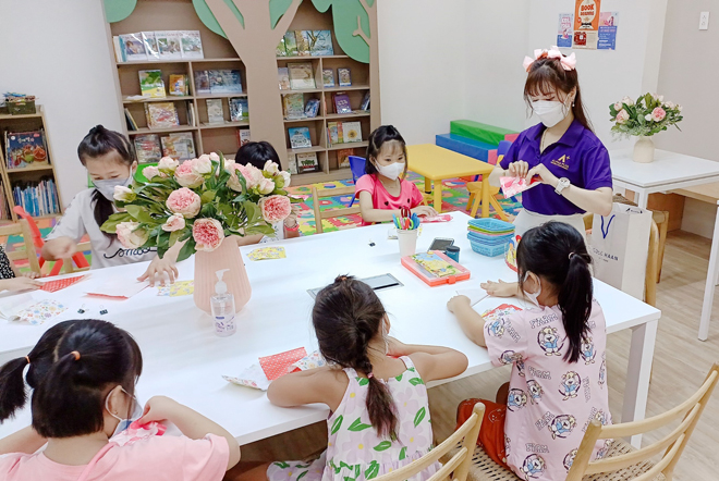 Mô hình Family Center mang đến cho cư dân nhí sinh sống trong các dự án của N.H.O môi trường phát triển lành mạnh và an toàn.