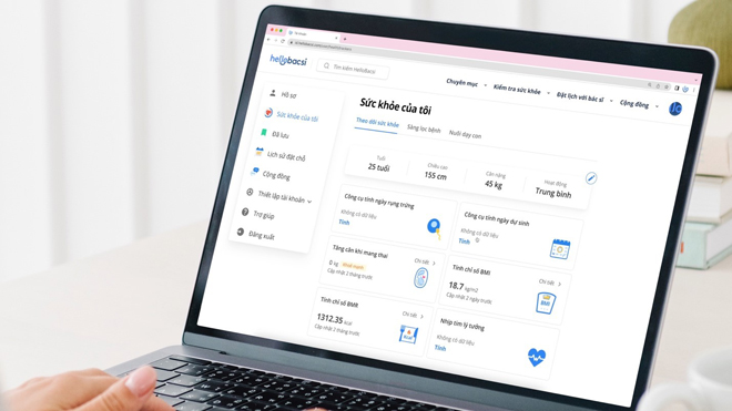 Dễ dàng truy cập và theo dõi sức khỏe mọi lúc mọi nơi chỉ với một ứng dụng duy nhất