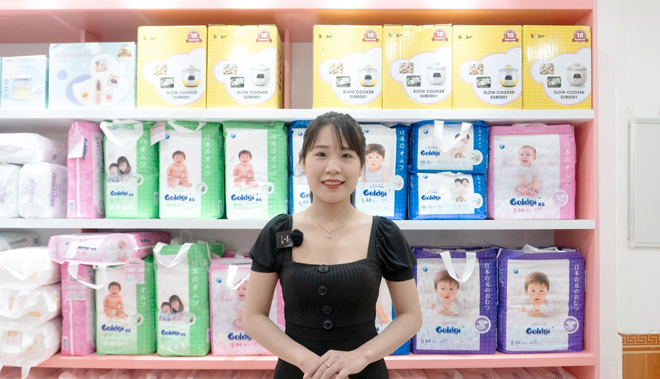 Chị Lê Khánh Linh - Người sáng lập và điều hành hệ thống cửa hàng LinhAuth Luxury 