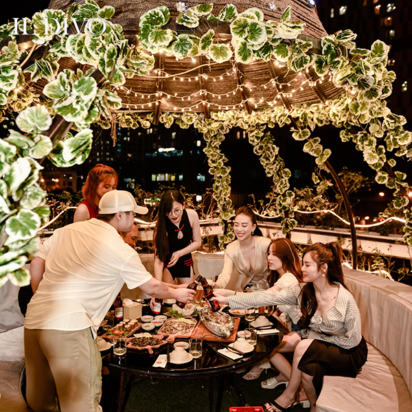 Bia tươi mát lạnh, các món nhậu thì “đỉnh của chóp”