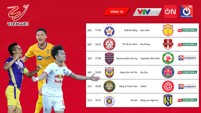 Vòng 10 V-League: Đại chiến tranh ngôi đầu, xem đầy đủ trên VTVcab - 2