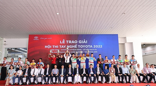 Nâng cao chất lượng nhân lực đại lý qua Hội thi tay nghề Toyota 2022 - 1