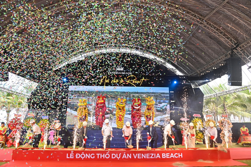 Venezia Beach chính thức động thổ gói thầu do Delta Group thực hiện - 1