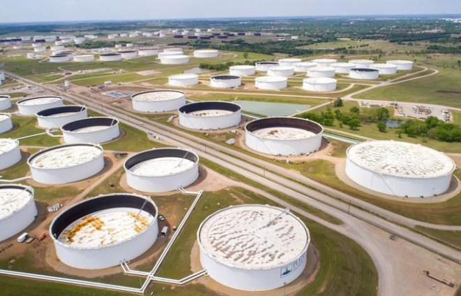 Kho dự trữ dầu chiến lược Cushing tại Oklahoma - Mỹ. Ảnh Reuters