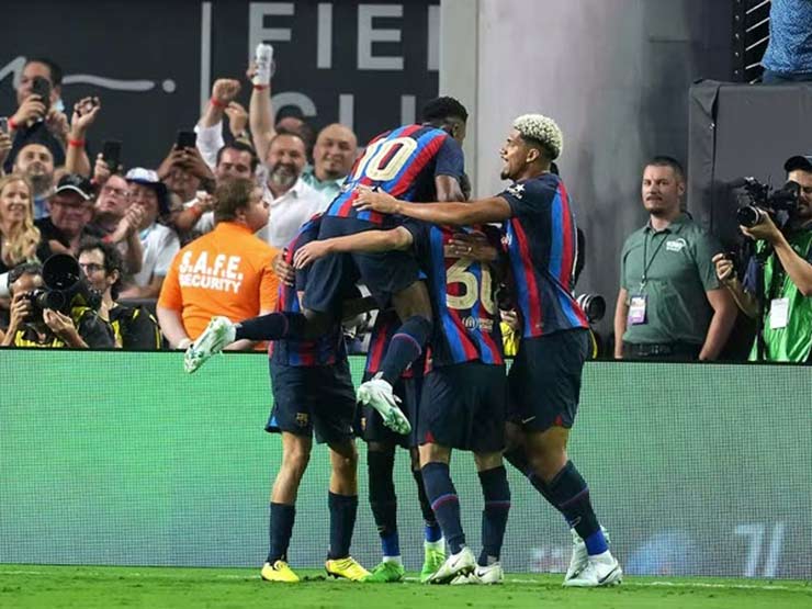 Trực tiếp bóng đá Barcelona - Juventus: Dembele lập cú đúp (Giao hữu)