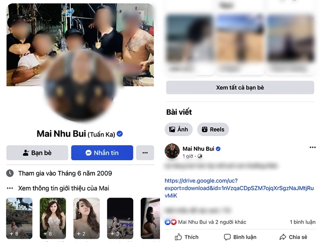 Facebook cá nhân của nữ diễn viên Mai Thỏ bị kẻ xấu công khai chiếm đoạt