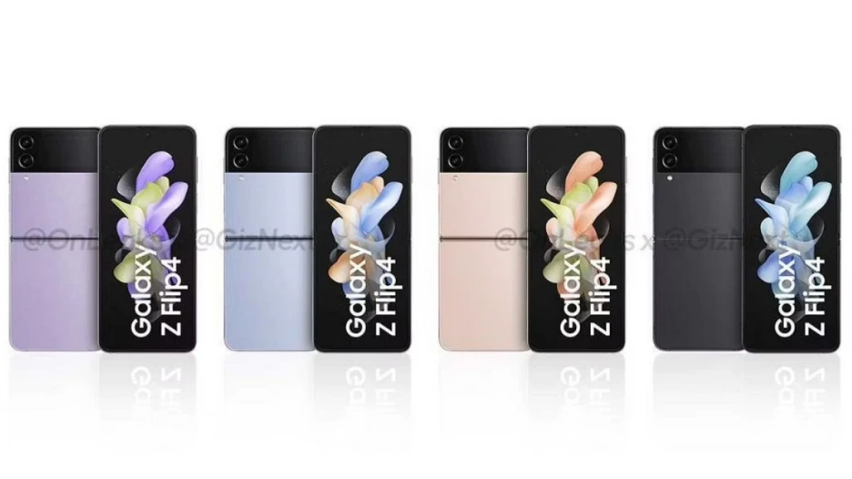 Trọn bộ màu sắc Galaxy Z Flip 4 bị lộ trước giờ G - 1