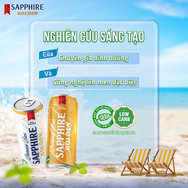 Bia low-carb thế hệ mới Sapphire Golden: Tự tin tận hưởng từng khoảnh khắc - 2