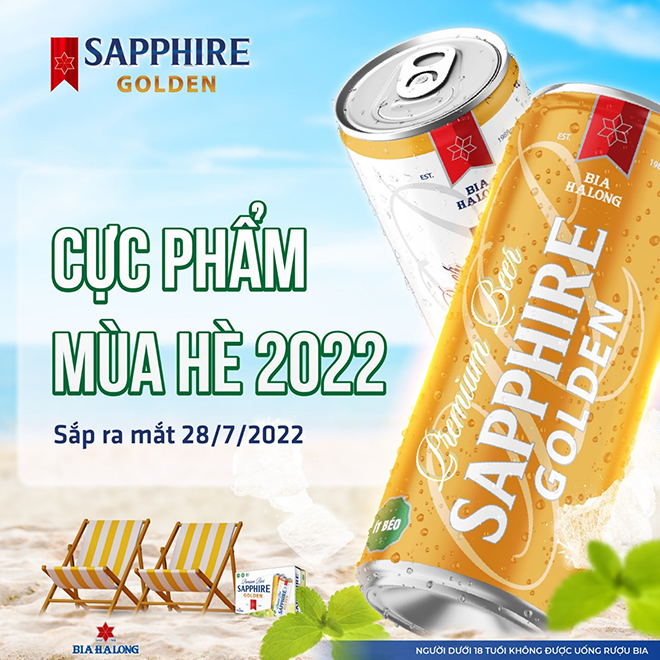 Bia low-carb thế hệ mới Sapphire Golden: Tự tin tận hưởng từng khoảnh khắc - 3