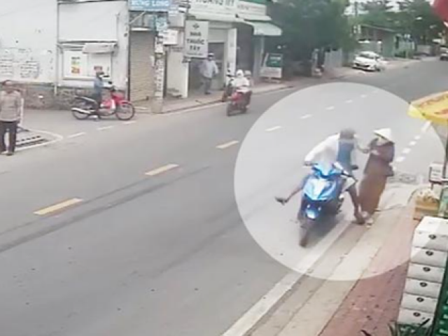 Pháp luật - Camera ghi cảnh nữ chủ quán giằng lại 2 thùng bia trên xe kẻ trộm