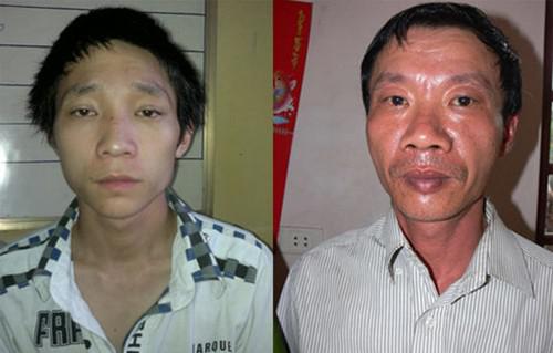 Hai đối tượng Thành, Nguyệt (ảnh tư liệu)