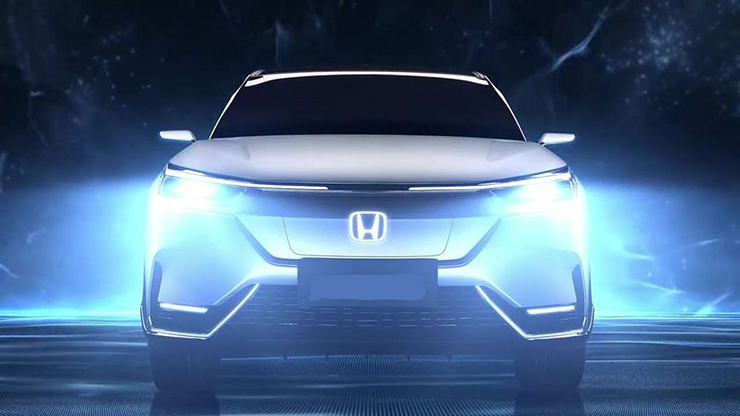SUV thuần điện cỡ trung của Honda lộ diện thêm hình ảnh thiết kế - 1