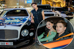 Đời sống Showbiz - Khải Đăng cùng "nữ hoàng cảnh nóng" lái dàn siêu xe trăm tỷ gây náo loạn đường phố TP.HCM