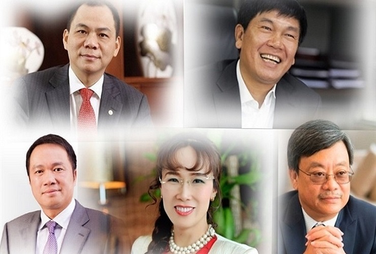 Tài sản những người giàu nhất sàn chứng khoán Việt Nam biến động mạnh