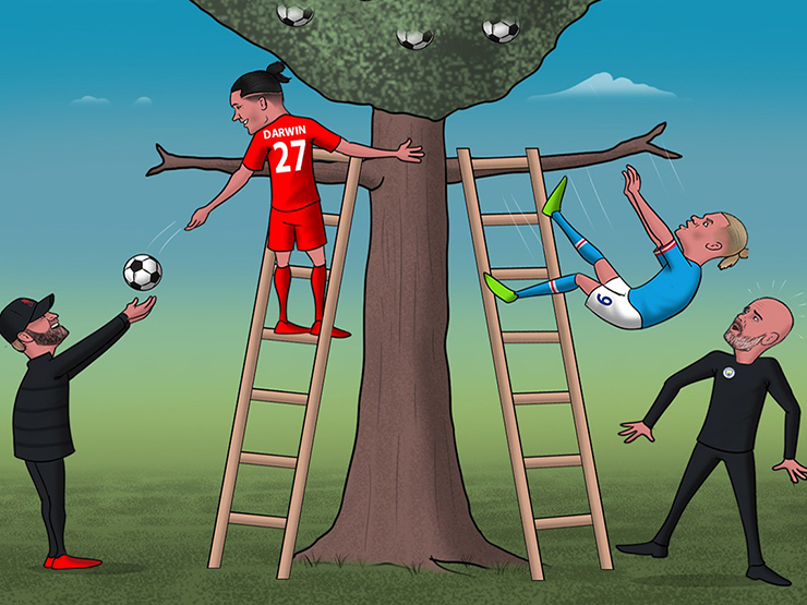 Ảnh chế: Liverpool giành siêu cúp Anh, Nunez ”ngon hơn” Haaland