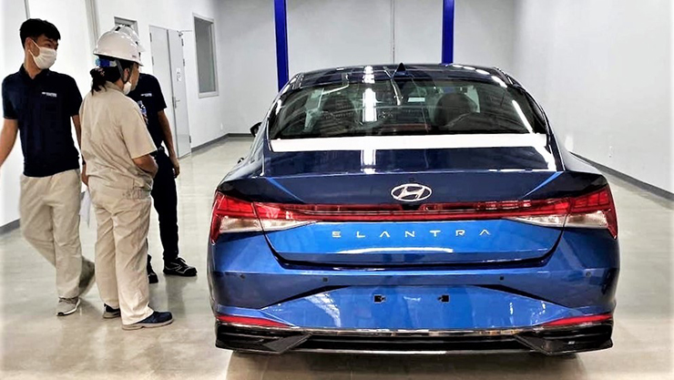 Hyundai Elantra thế hệ mới có mặt tại Việt Nam, sẵn sàng ngày ra mắt - 5