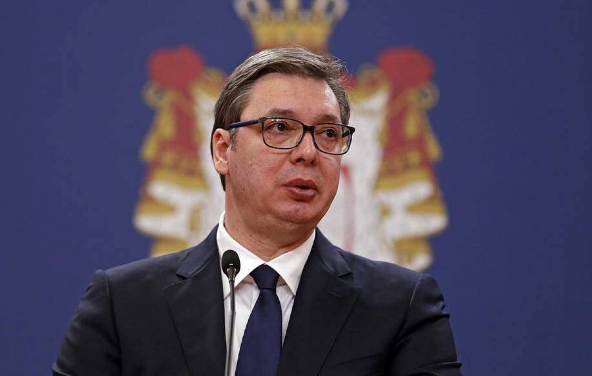 Tổng thống Serbia – ông Aleksandar Vucic (ảnh: RT)