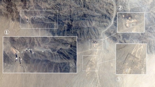 Trung Quốc được cho là có hoạt động cải tạo ở bãi thử hạt nhân Lop Nur tại Tân Cương.