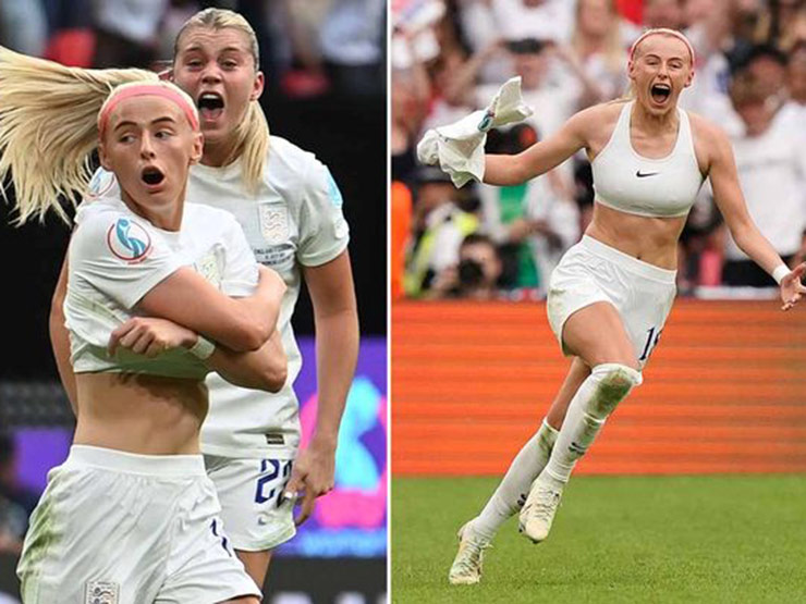 Bóng đá - "Người hùng" ĐT nữ Anh cởi áo ăn mừng, cộng đồng mạng ví với Harry Kane
