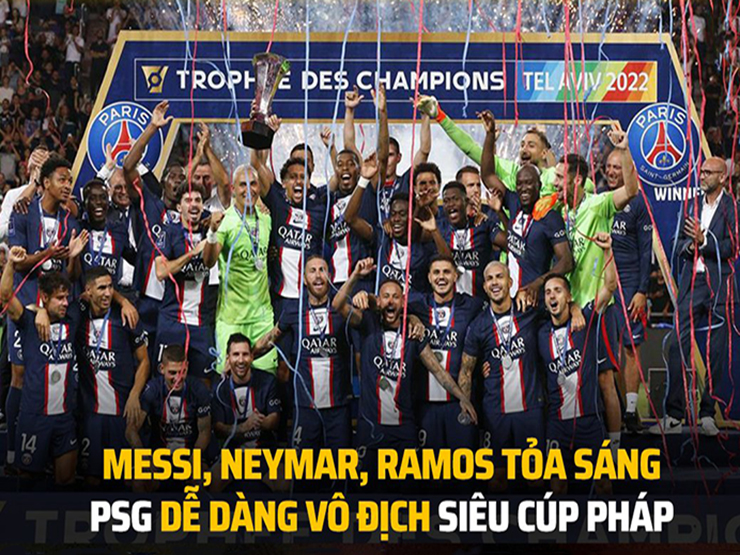 Ảnh chế: Messi giành siêu cúp Pháp trong ngày ”nhà vua” trở lại