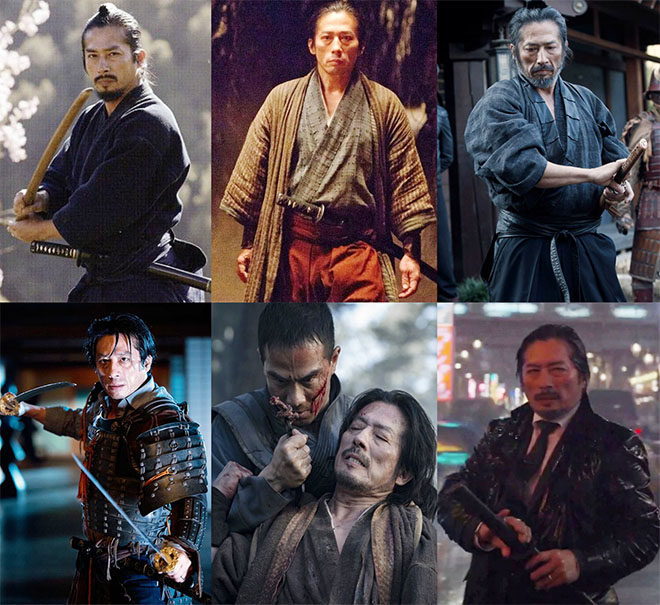 Hiroyuki Sanada gắn liền với thanh Katana&nbsp;và hình tượng chiến binh trên phim Hollywood.