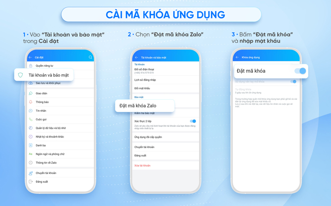 5 bước tăng cường riêng tư và bảo mật cho tài khoản Zalo - 3