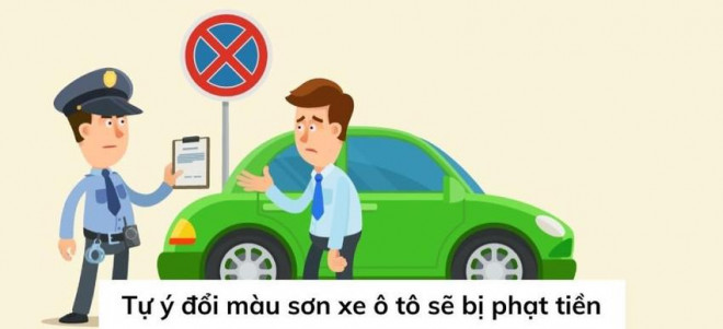 Thay đổi màu sơn ô tô cùng nhóm màu cũ có bị CSGT xử phạt? - 1