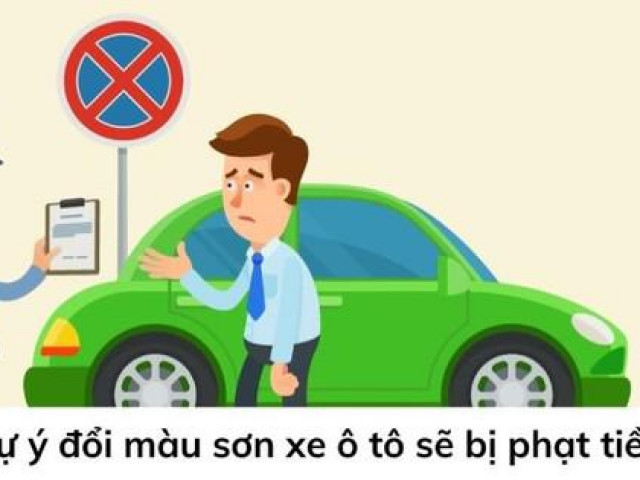 Tư vấn - Thay đổi màu sơn ô tô cùng nhóm màu cũ có bị CSGT xử phạt?