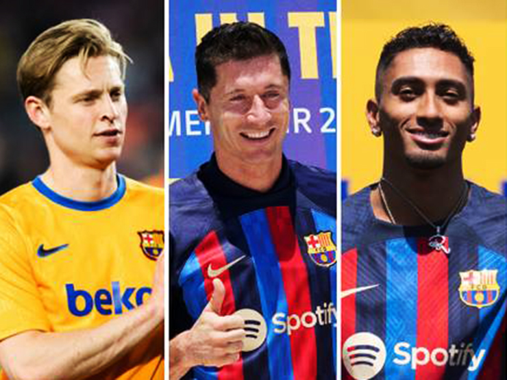 Bóng đá - Điên rồ De Jong nhận lương gần 500.000 bảng/tuần, bỏ xa Lewandowski ở Barca