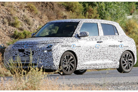 Suzuki Swift thế hệ mới chạy thử trên phố