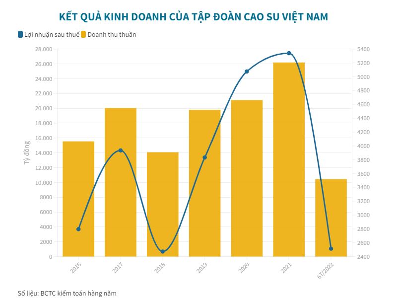 Mỗi ngày, Tập đoàn Cao su Việt Nam thu về gần 14 tỷ đồng - 1