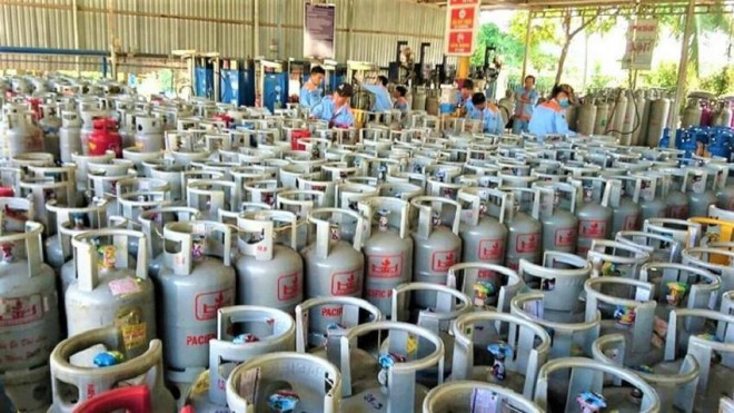 Giá gas liên tục giảm