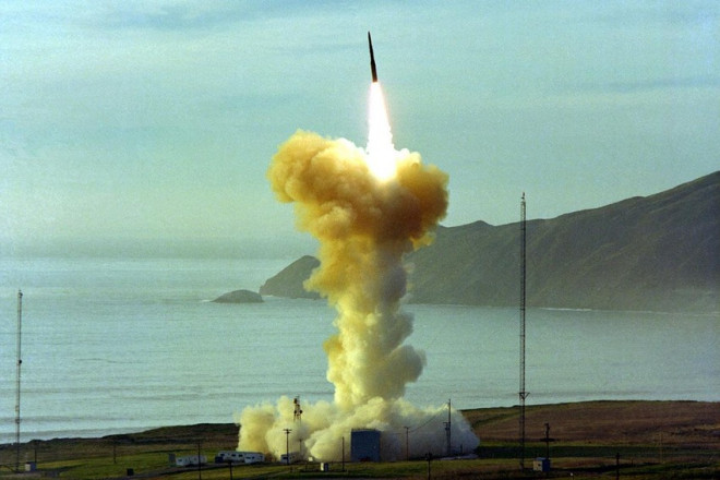 Tên lửa đạn đạo xuyên lục địa LGM-30G Minuteman III. Ảnh: MILITARY.COM