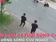 Bạn trẻ - Cuộc sống - Chàng trai 16 tuổi dũng cảm lao xuống sông cứu người