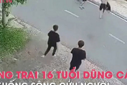 Bạn trẻ - Cuộc sống - Chàng trai 16 tuổi dũng cảm lao xuống sông cứu người