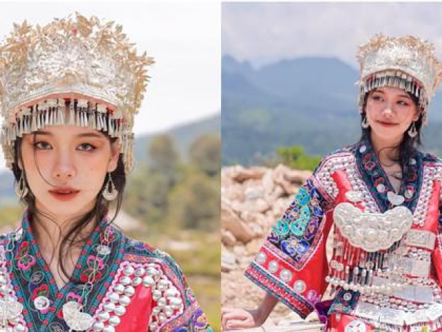 Bạn trẻ - Cuộc sống - Thiếu nữ Hà Giang "đa di năng" diện trang phục dân tộc H’Mông khiến nhiều người mê mẩn