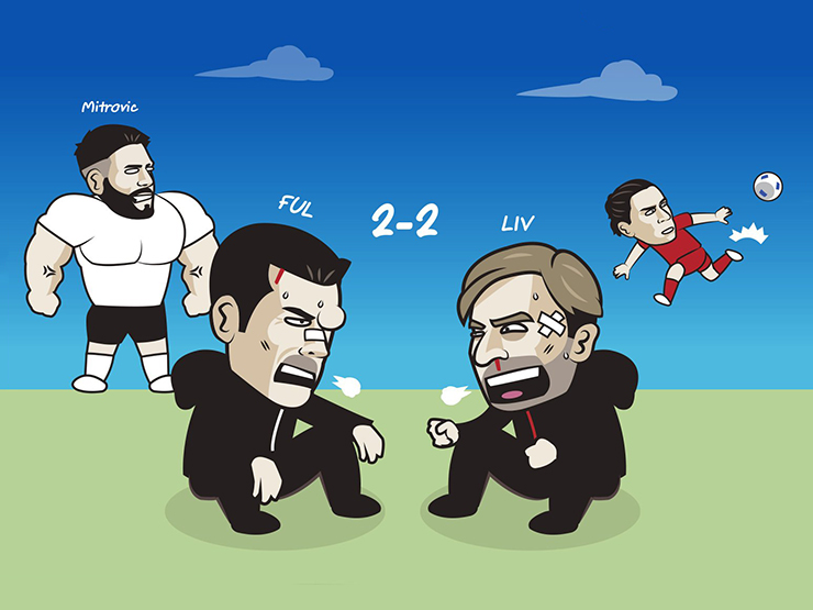 Tranh vui - Ảnh chế: Liverpool "sứt đầu mẻ trán" trong ngày khai màn mùa giải mới